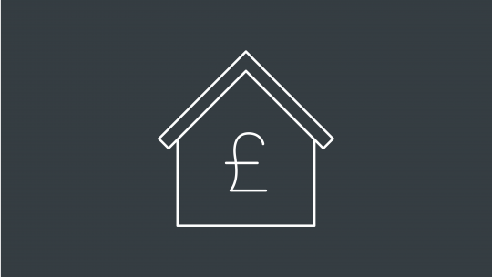 HOUSE WITH POUND SIGN icon