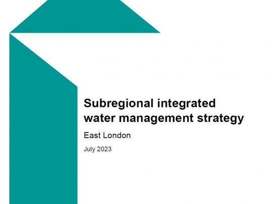 Sub-regional integrated water management strategy East London - cover