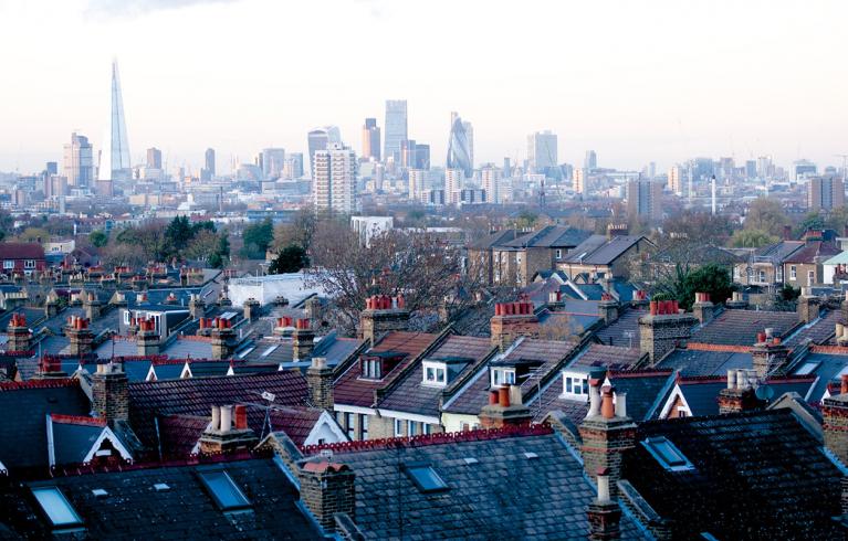Rooftops in London