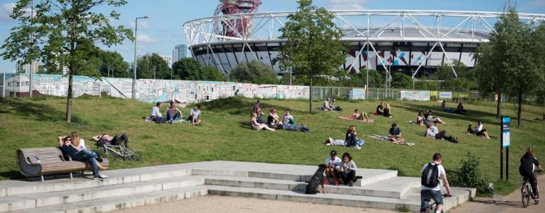 Image of Londoners at Hackney Wick