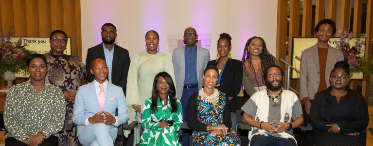 UNESCO ceremony featuring keynote speaker Professor Sasha Turner and participants