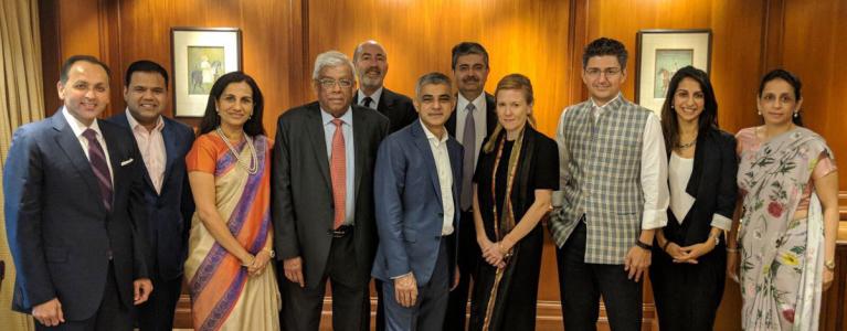 Mayor meets with senior Indian investors, business leaders and Bollywood legends