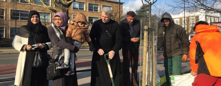 Interfaith tree planting