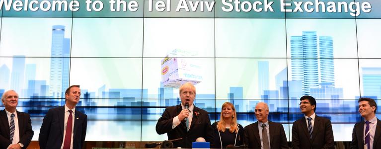 Mayor opens Tel Aviv stock exchange