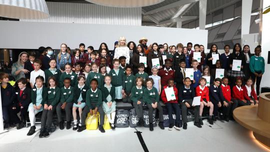 Fourth Plinth School Awards ceremony group picture