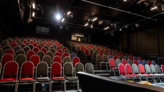 Interior Photograph of the King’s Head Theatre Auditorium -Image Credit-Jake Bush Photography and King's Head Theatre