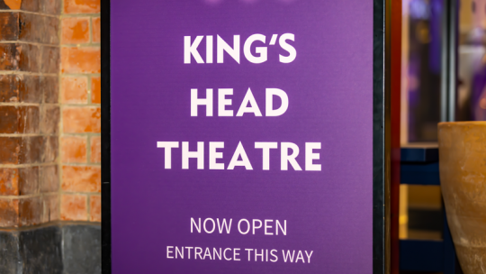 King's Head Theatre Entrance Signage