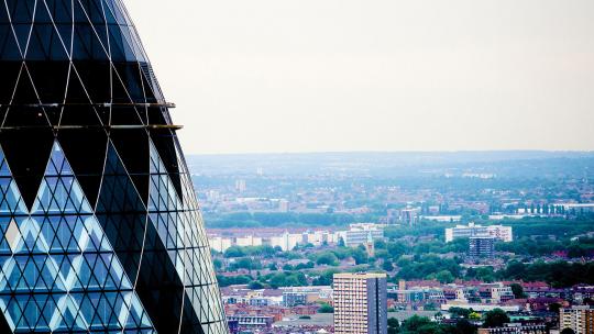 Outer London and the Gherkin