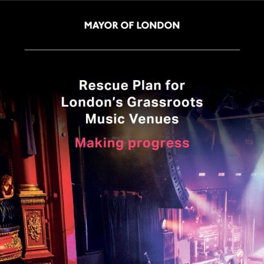 Rescue Plan for London's Grassoots Music Venues