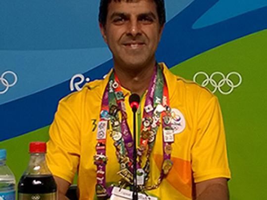 Mandeep, Team London Ambassador at the Rio Olympics