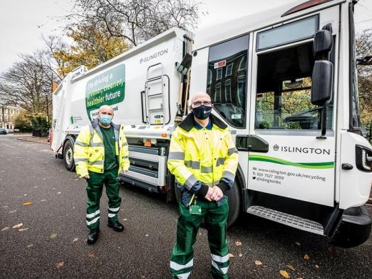 London Borough of Islington environment waste collection staff 