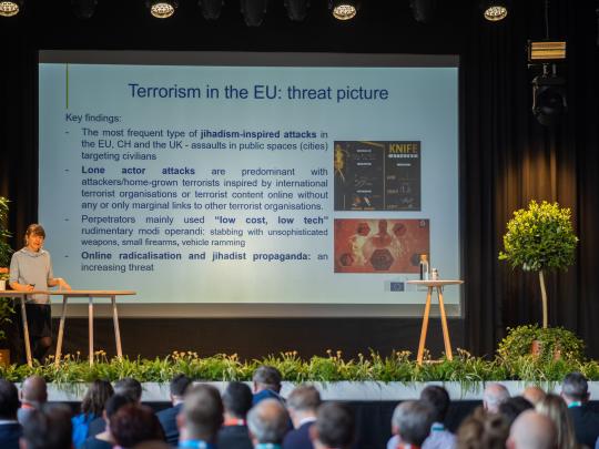 European Commission’s Counter Terrorism Team Leader, Luiza Van de Westelaken at CTPN High-Level Conference, Stockholm