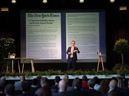 New York City’s Chief Information Officer, Kenn Kern at CTPN High-Level Conference, Stockholm