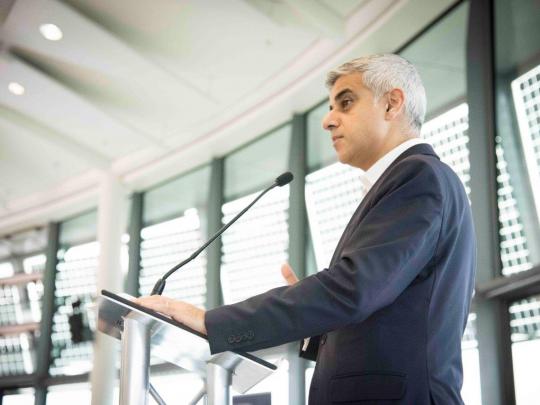 Mayor of London, Sadiq Khan, provides the opening address at CTPN Inaugural High-Level Conference.