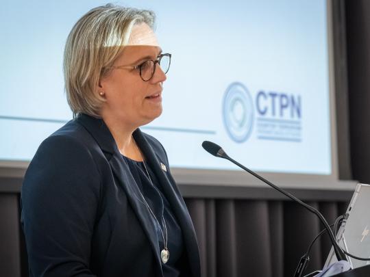 Speaker at counter terror conference - Anna Sjöberg, Head of European Counter Terrorism Centre at EUROPOL, provides the closing address at the 2024 Annual High-Level Conference.