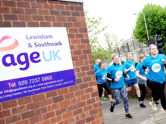 Age UK Southwark runners