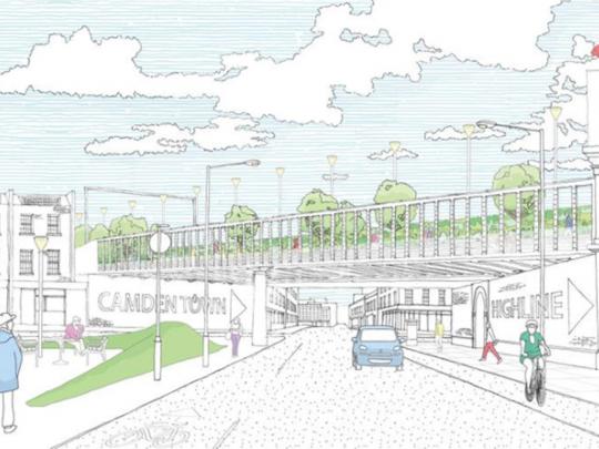 Camden Highline highstreet plan