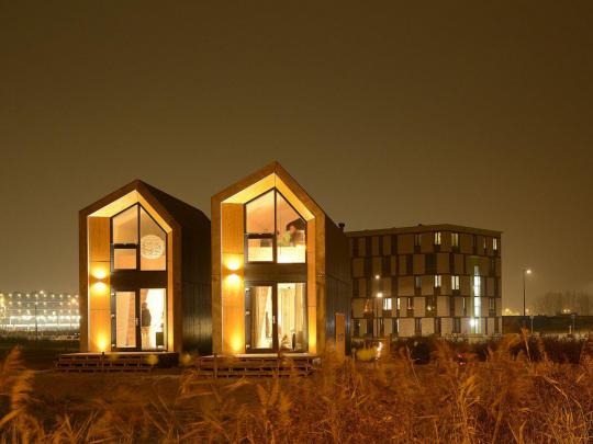 Pop-up housing built in Amsterdam