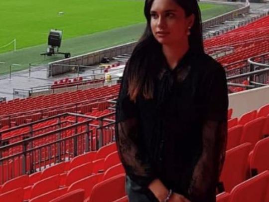 Nafisa at Wembley