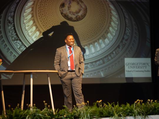 Dr Donell Harvin, Former Chief of Security and Intelligence in Washington DC, at CTPN High-Level Conference, Stockholm