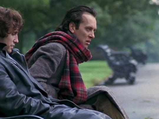 A still from the film Withnail & I