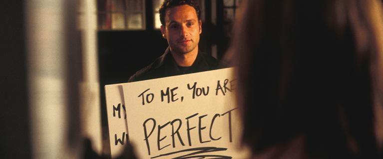 A scene from the film Love Actually