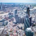 Aerial picture of the City of London