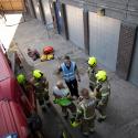 London Fire Brigade fire rescue exercise