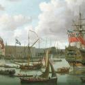 MOSAF classic painting of sea ships 