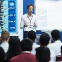 Alex Chisholm visits Enterprise Adviser school
