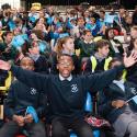 School students at the Copperbox event