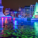 Diwali lights at Trafalgar Square