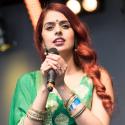 Woman performing at Vaisakhi festival