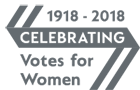 Votes for Women - celebrating 1918-2018 logo