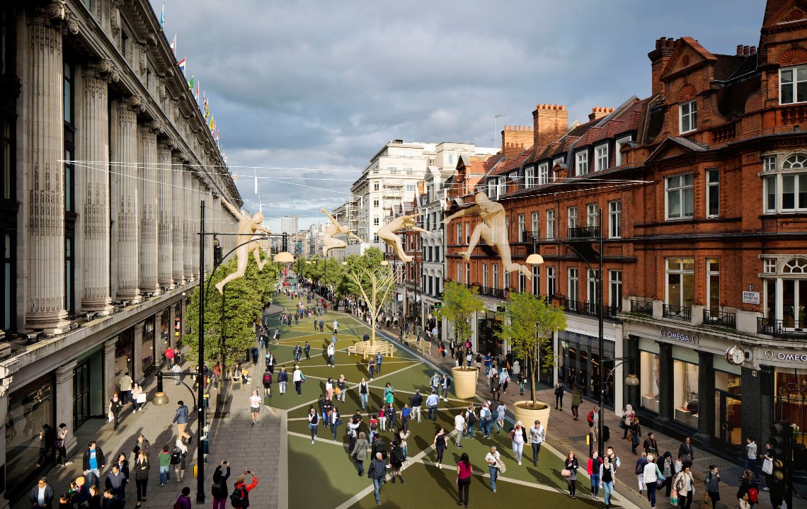 Plans for a traffic-free Oxford Street unveiled London 