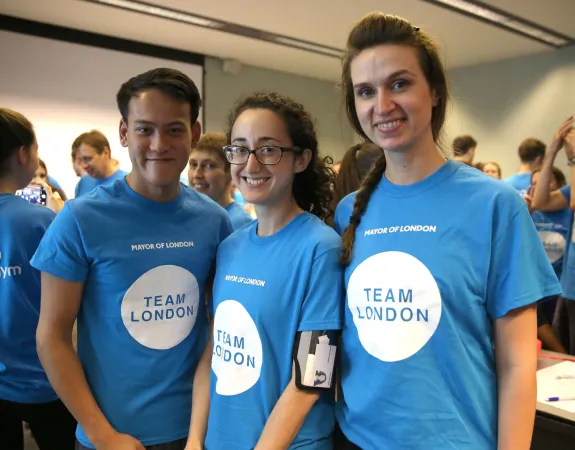 Team London at GoodGym event