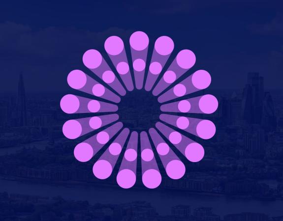 London Growth Plan rosette logo on blue background