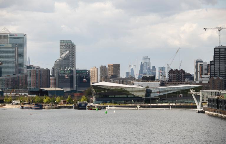 View of The Crystal at Royal Docks