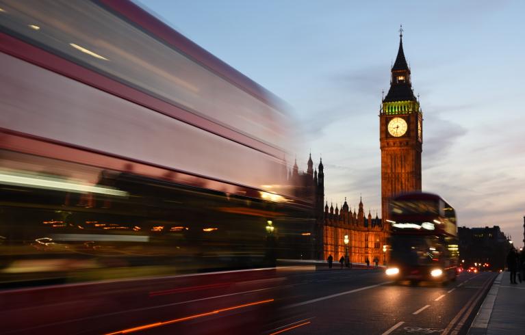 Image showing buses on Westminster Bridge