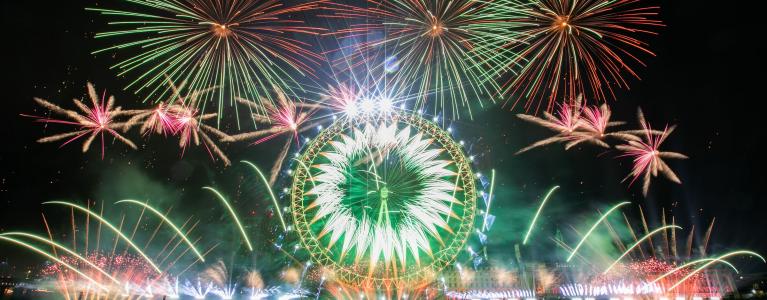 2024 New Years Eve fireworks display
