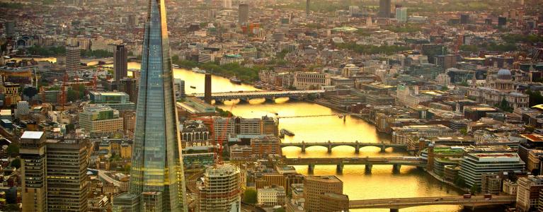 A view of the Shard, London