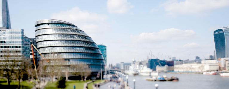 City Hall Landscape Blue Sky