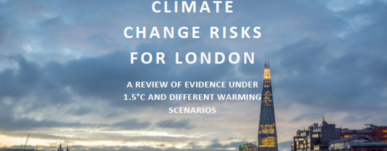 Climate change risks for London by Bevan Jones