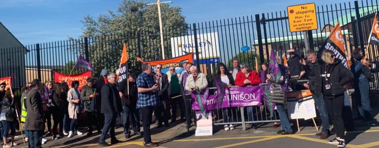 News from Len Duvall OBE: Local AM joins picket line to support Halley  Academy striking staff | London City Hall