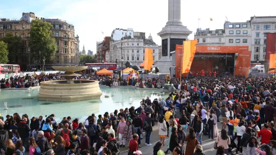 Diwali in Trafalgar Square 9 October 2022
