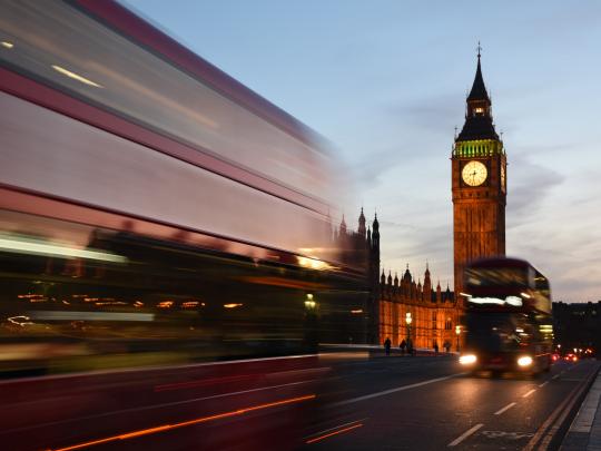 Image showing buses on Westminster Bridge