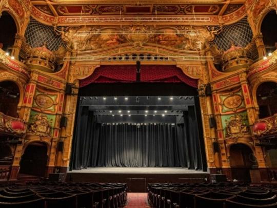 Interior view of the auditorium of Hackney Empire