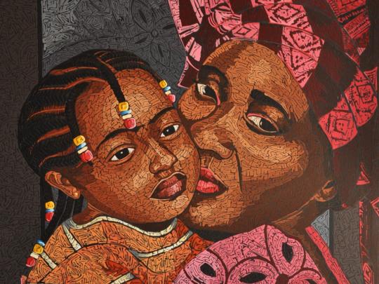 High Ground Painting by Isiavwe Ufuoma
