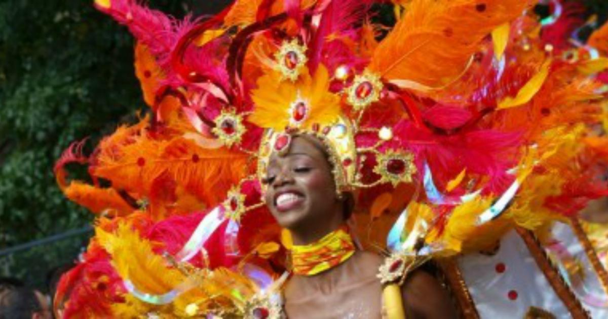 Costume Trinidad Samba Yellow Orange