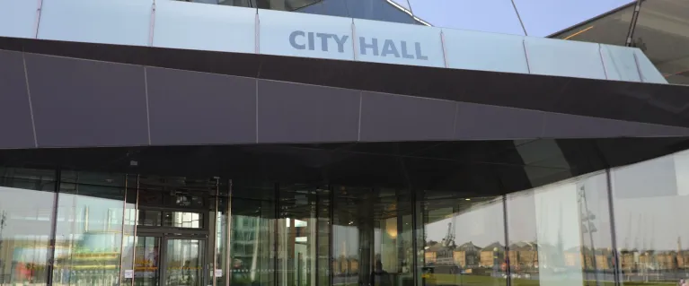 City Hall entrance